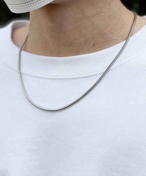 yield（イールド）の「【yield select】Stainless Chain Necklace チェーンネックレス 長さ50cm PSCN-01-50,PSCN-02-50,PSCN-03-50,PSCN-04-50（ネックレス・メンズ・シルバー系1/シルバー系2/シルバー系4/シルバー系3・FREE）」の9枚目の写真