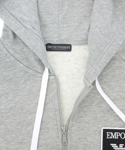 EMPORIO ARMANI（エンポリオアルマーニ）の「EMPORIO ARMANI ICONIC TERRY リラックスウェア パーカー 54057135（パーカー・メンズ・ネイビー/グレー系その他・S/M/L）」の3枚目の写真