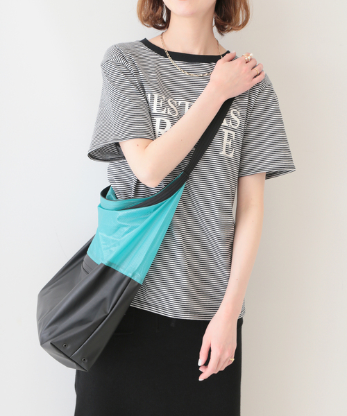 SLOBE IENA（スローブイエナ）の「【MEYAME / メヤメ】SLOBE別注 BRIGHT ROLL ショルダーバッグ◆（ショルダーバッグ・レディース・ベージュ/ブルー・FREE）」の9枚目の写真
