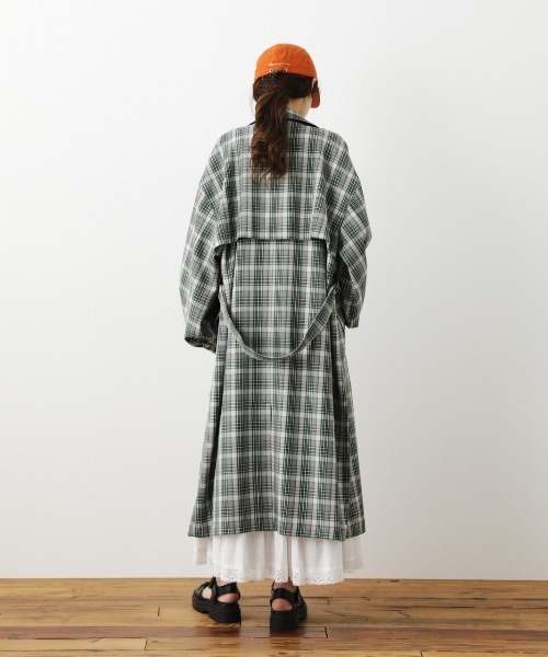 RODEO CROWNS WIDE BOWL（ロデオクラウンズワイドボウル）の「オーバートレンチコート（トレンチコート・レディース・ベージュ/グレー系その他・FREE）」の14枚目の写真
