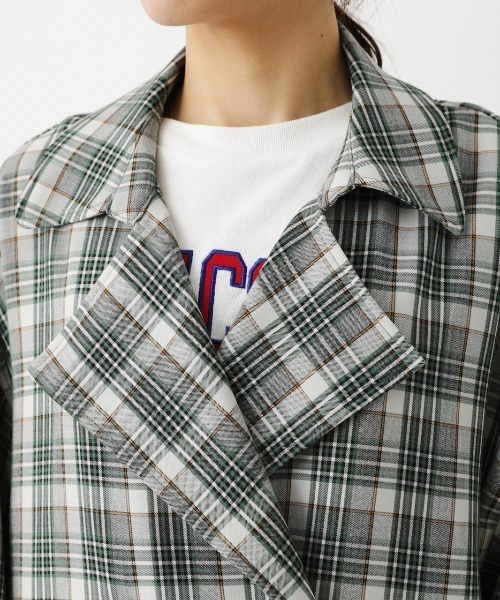 RODEO CROWNS WIDE BOWL（ロデオクラウンズワイドボウル）の「オーバートレンチコート（トレンチコート・レディース・ベージュ/グレー系その他・FREE）」の15枚目の写真