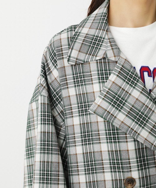 RODEO CROWNS WIDE BOWL（ロデオクラウンズワイドボウル）の「オーバートレンチコート（トレンチコート・レディース・ベージュ/グレー系その他・FREE）」の16枚目の写真