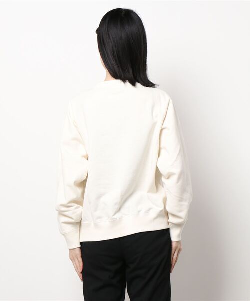 ORCIVAL（オーシバル）の「FRENCH TERRY BOAT NECK RAGLAN（スウェット・レディース・パープル/ヘザーグレー/アイボリー・2）」の4枚目の写真