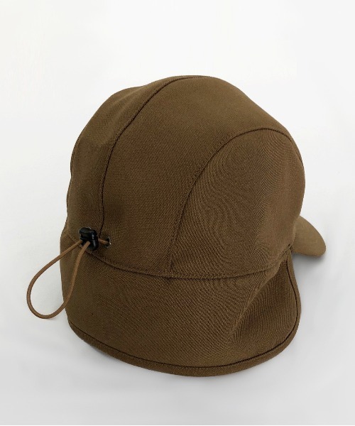 KIIT(キート)の「KIIT キート / MASACA HAT×KIIT EAR PAD CAP マサカハット別注 イヤーパッドキャップ / KIN-A56-105(キャップ・メンズ・ブラック/キャメル・FREE)」の6枚目の写真