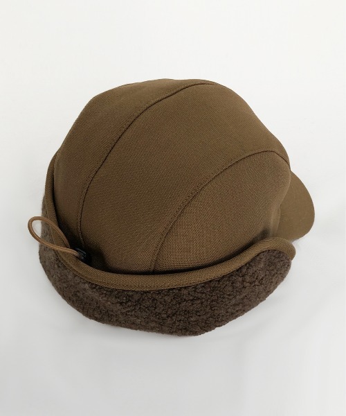 KIIT(キート)の「KIIT キート / MASACA HAT×KIIT EAR PAD CAP マサカハット別注 イヤーパッドキャップ / KIN-A56-105(キャップ・メンズ・ブラック/キャメル・FREE)」の3枚目の写真