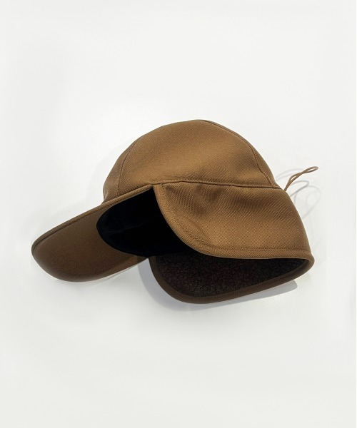 KIIT(キート)の「KIIT キート / MASACA HAT×KIIT EAR PAD CAP マサカハット別注 イヤーパッドキャップ / KIN-A56-105(キャップ・メンズ・ブラック/キャメル・FREE)」の12枚目の写真