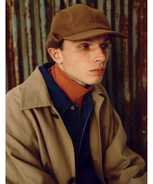 KIIT(キート)の「KIIT キート / MASACA HAT×KIIT EAR PAD CAP マサカハット別注 イヤーパッドキャップ / KIN-A56-105(キャップ・メンズ・ブラック/キャメル・FREE)」の7枚目の写真