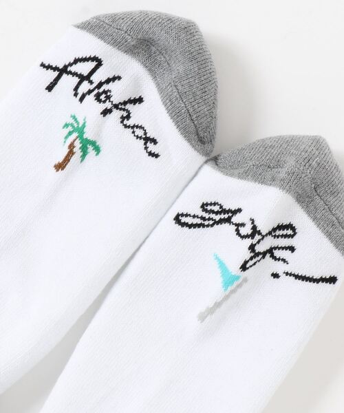 JUN&ROPE'(ジュンアンドロペ)の「【抗菌防臭】ALOHA GOLF ショートソックス(ソックス/靴下・レディース・ホワイト/ブラック/レッド・FREE)」の4枚目の写真