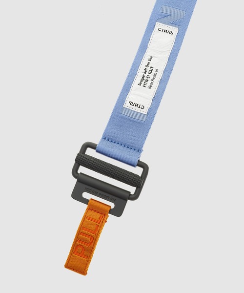 HERON PRESTON（ヘロンプレストン）の「HP TAPE BELT CLASSIC BUCKLE（ベルト・メンズ・ブルー系その他・ONE SIZE）」の2枚目の写真