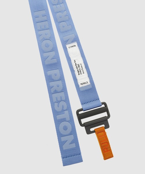 HERON PRESTON（ヘロンプレストン）の「HP TAPE BELT CLASSIC BUCKLE（ベルト・メンズ・ブルー系その他・ONE SIZE）」の3枚目の写真