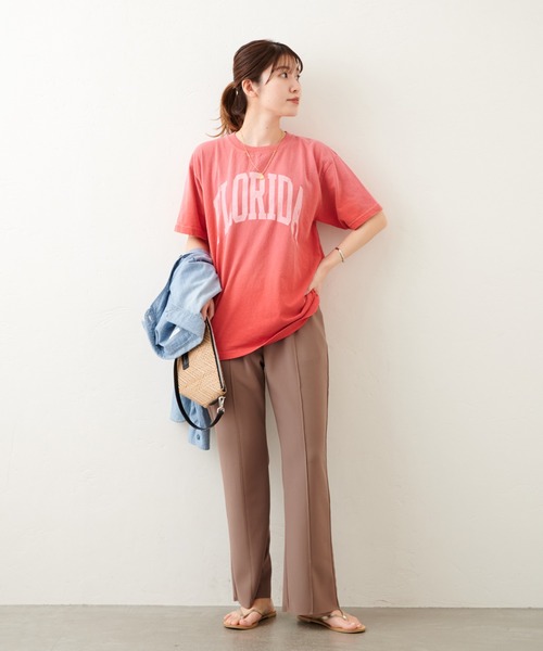 RIDING HIGH（ライディングハイ）の「【RIDING HIGH/ライディングハイ】ヴィンテージ 風ロゴTシャツ（Tシャツ/カットソー・レディース・ホワイト/ブラック/ネイビー/レッド・FREE）」の14枚目の写真