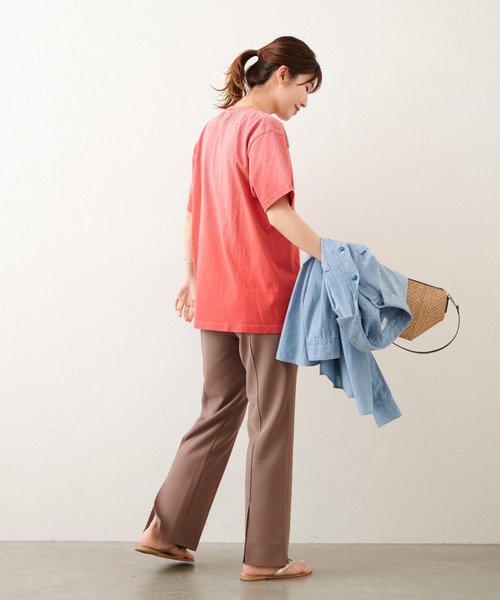 RIDING HIGH（ライディングハイ）の「【RIDING HIGH/ライディングハイ】ヴィンテージ 風ロゴTシャツ（Tシャツ/カットソー・レディース・ホワイト/ブラック/ネイビー/レッド・FREE）」の22枚目の写真