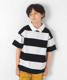 GLAZOS | フトボーダー・ラガーシャツ(ポロシャツ)