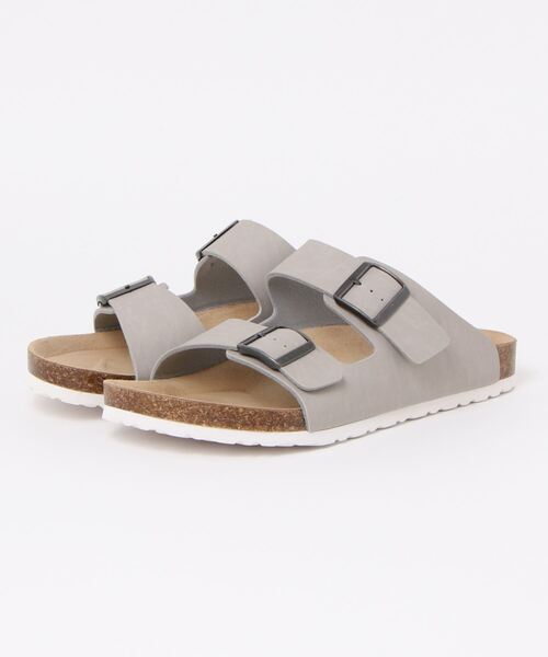 Parade（パレード）の「2本ベルトフットベッドサンダル　2212【PARADE】（サンダル・メンズ・ベージュ/ブラック/ライトグレー/ブラック×ブラック・25.0cm/27.0cm/26.0cm/27.5cm）」の3枚目の写真