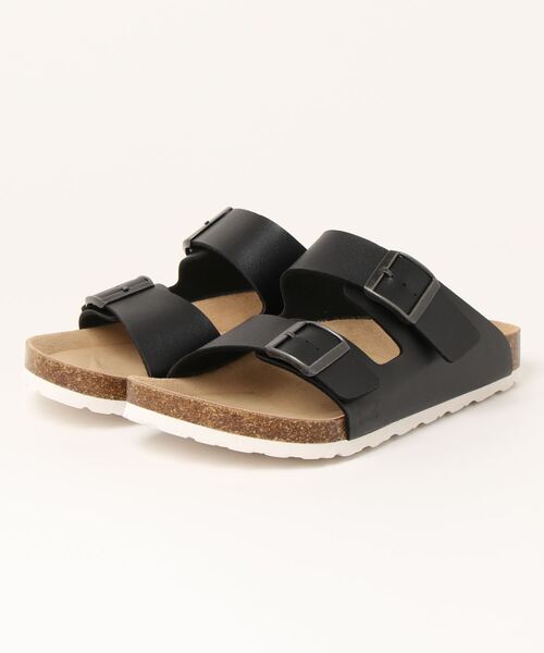 Parade（パレード）の「2本ベルトフットベッドサンダル　2212【PARADE】（サンダル・メンズ・ベージュ/ブラック/ライトグレー/ブラック×ブラック・25.0cm/27.0cm/26.0cm/27.5cm）」の2枚目の写真