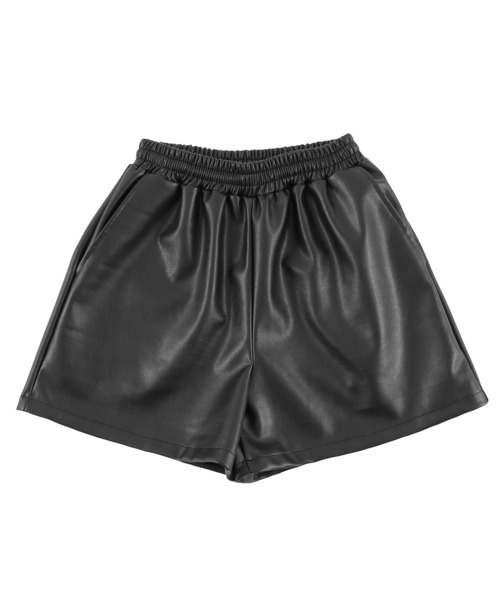 Figments（フィグメンツ）の「合皮ショートパンツ（その他パンツ・レディース・オフホワイト/ブラック・FREE）」の6枚目の写真