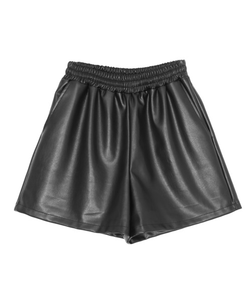 Figments（フィグメンツ）の「合皮ショートパンツ（その他パンツ・レディース・オフホワイト/ブラック・FREE）」の10枚目の写真