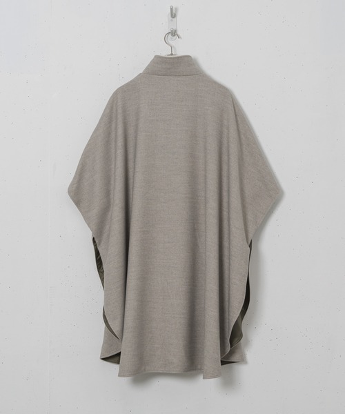 CASPER JOHN（キャスパージョン）の「Over melton poncho/オーバーメルトンポンチョ（ポンチョ・メンズ・アイボリー/ブラック・FREE）」の18枚目の写真