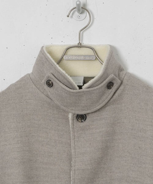 CASPER JOHN（キャスパージョン）の「Over melton poncho/オーバーメルトンポンチョ（ポンチョ・メンズ・アイボリー/ブラック・FREE）」の20枚目の写真