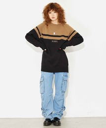 X-girl | RAGLAN KNIT DRESS(ワンピース)