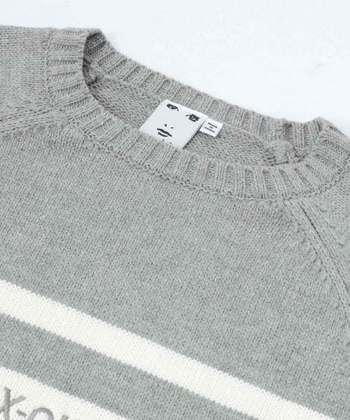 X-girl（エックスガール）の「RAGLAN KNIT DRESS（ワンピース・レディース・ホワイト/ブラック/ピンク・ONE SIZE）」の13枚目の写真