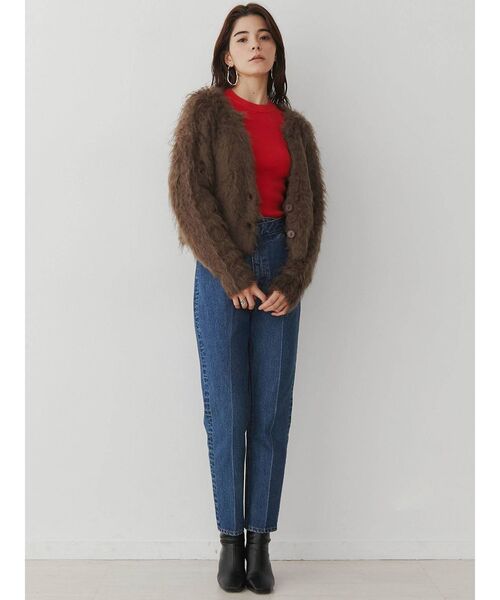 LAGUNAMOON(ラグナムーン)の「ウエストアシンメトリーデニムパンツ(デニムパンツ・レディース・ブルー/インディゴブルー・SMALL/MEDIUM)」の11枚目の写真