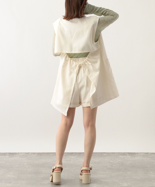 Heather(ヘザー)の「バックオープンジレ 299082(ベスト・レディース・オフホワイト/ブラック/グレー・FREE)」の20枚目の写真