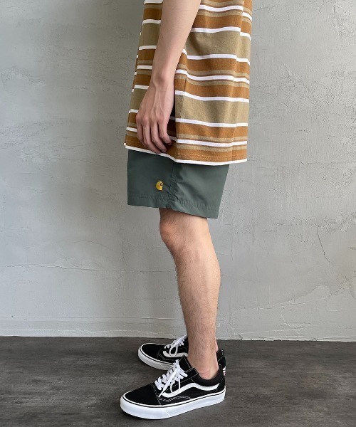 Carhartt WIP（カーハートダブリューアイピー）の「[carhartt WIP/カーハートダブリューアイピー] CHASE SWIM ワンポイントロゴ スイムショートパンツ（その他パンツ・メンズ・サックスブルー/ネイビー/ブラック/グリーン/レッド・L/M）」の7枚目の写真