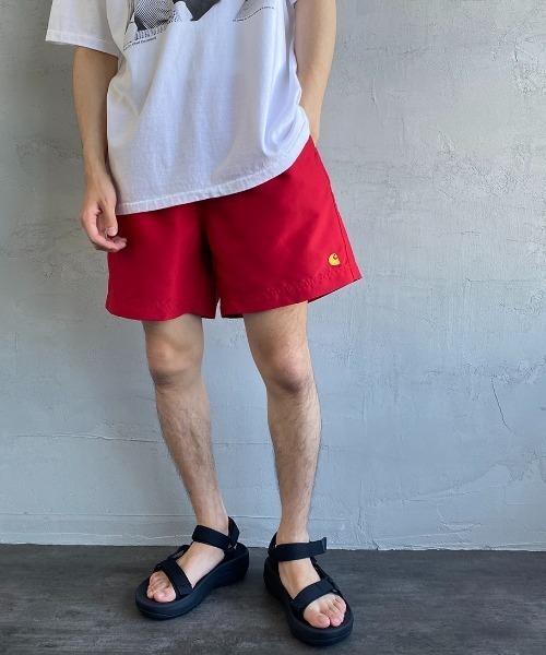 Carhartt WIP（カーハートダブリューアイピー）の「[carhartt WIP/カーハートダブリューアイピー] CHASE SWIM ワンポイントロゴ スイムショートパンツ（その他パンツ・メンズ・サックスブルー/ネイビー/ブラック/グリーン/レッド・L/M）」の20枚目の写真