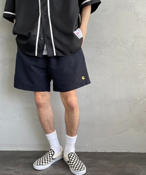 Carhartt WIP（カーハートダブリューアイピー）の「[carhartt WIP/カーハートダブリューアイピー] CHASE SWIM ワンポイントロゴ スイムショートパンツ（その他パンツ・メンズ・サックスブルー/ネイビー/ブラック/グリーン/レッド・L/M）」の8枚目の写真