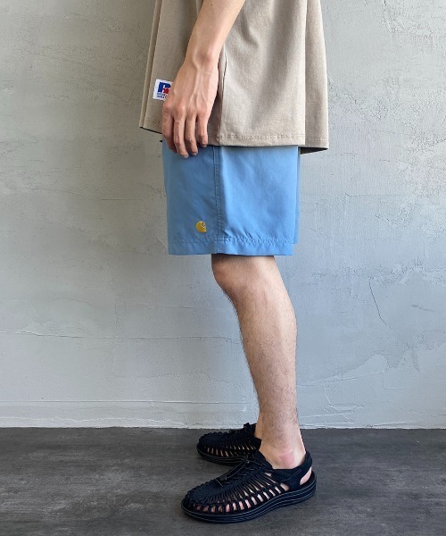 Carhartt WIP（カーハートダブリューアイピー）の「[carhartt WIP/カーハートダブリューアイピー] CHASE SWIM ワンポイントロゴ スイムショートパンツ（その他パンツ・メンズ・サックスブルー/ネイビー/ブラック/グリーン/レッド・L/M）」の19枚目の写真