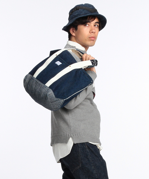 【PORTER×fennica×B印】トートバッグ ネイビー fennica（フェニカ）の「PORTER×原千絵（iwaoya)×fennica×B印