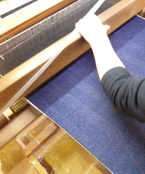 fennica（フェニカ）の「PORTER×原千絵（iwaoya)×fennica×B印YOSHIDA / 手織りデニムRag-Handle Tote（トートバッグ・レディース・その他・ONE SIZE）」の3枚目の写真