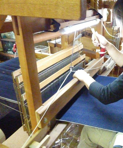 fennica（フェニカ）の「PORTER×原千絵（iwaoya)×fennica×B印YOSHIDA / 手織りデニムRag-Handle Tote（トートバッグ・レディース・その他・ONE SIZE）」の5枚目の写真