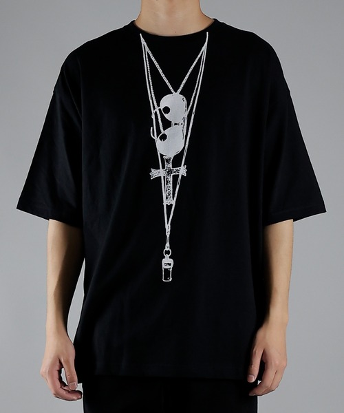 NUMBER (N)INE(ナンバーナイン)の「SUNGLASSES OVER T-SHIRT(Tシャツ/カットソー・メンズ・ホワイト/ブラック・2/4/3)」の11枚目の写真