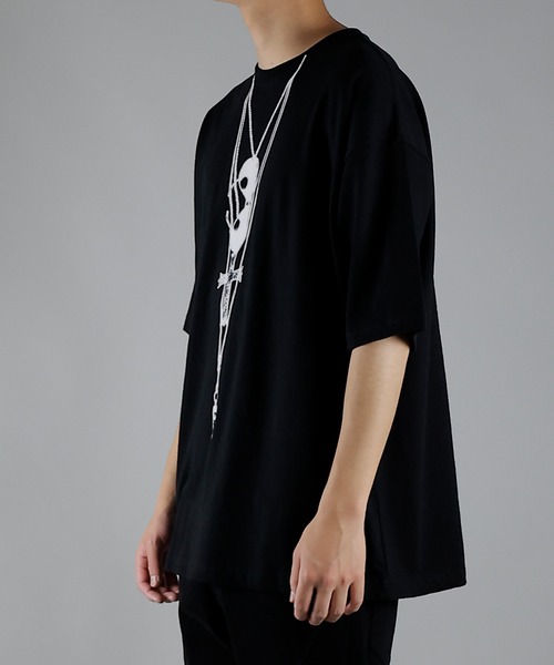 NUMBER (N)INE(ナンバーナイン)の「SUNGLASSES OVER T-SHIRT(Tシャツ/カットソー・メンズ・ホワイト/ブラック・2/4/3)」の12枚目の写真