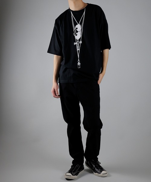 NUMBER (N)INE(ナンバーナイン)の「SUNGLASSES OVER T-SHIRT(Tシャツ/カットソー・メンズ・ホワイト/ブラック・2/4/3)」の18枚目の写真