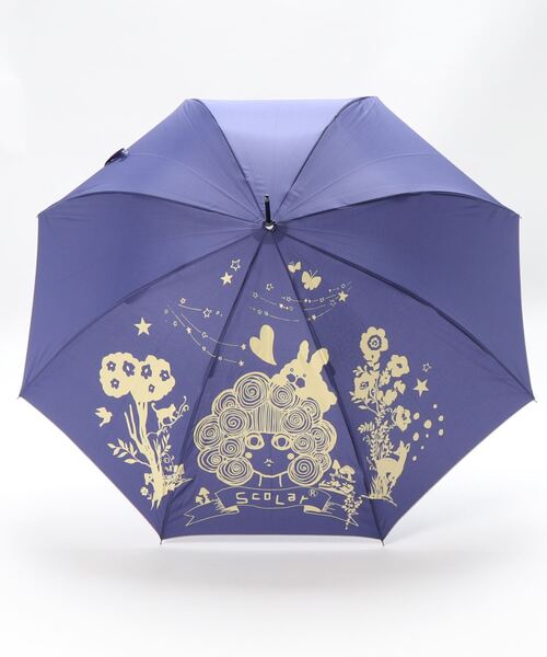 ScoLar（スカラー）の「622707：スカラーエンブレムアンブレラ（長傘・レディース・ネイビー・FREE）」の2枚目の写真
