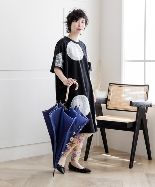 ScoLar（スカラー）の「622707：スカラーエンブレムアンブレラ（長傘・レディース・ネイビー・FREE）」の5枚目の写真