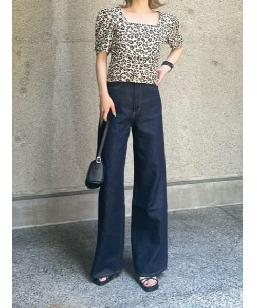 other - リトマス GATHERED PUFFY TOP トップス ブラウス 長袖 肩出し ブラウス トップス シャツブラウス フリル 襟付き 半袖