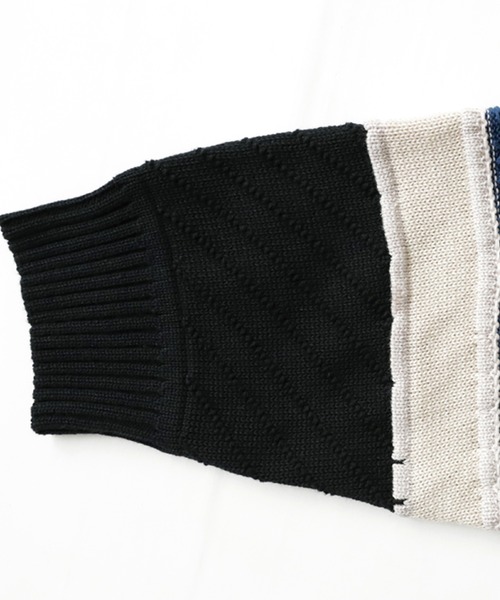 antiqua(アンティカ)の「配色デザインニット(ニット/セーター・レディース・ブラック系その他・FREE)」の18枚目の写真