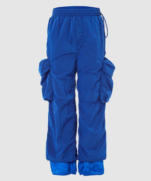 SUNNEI（スンネイ）の「DOUBLE ELASTIC CARGO PANTS（その他パンツ・メンズ・ブルー/ブラウン・M/L）」の2枚目の写真