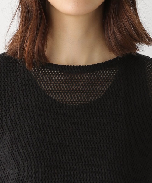LEPSIM(レプシィム)の「メッシュノースリワンピース 352800(ワンピース・レディース・ブラック/ブラウン/オフホワイト・FREE)」の4枚目の写真
