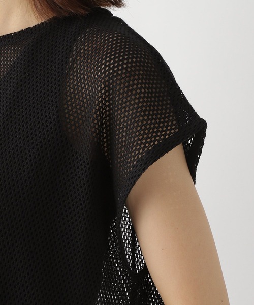 LEPSIM(レプシィム)の「メッシュノースリワンピース 352800(ワンピース・レディース・ブラック/ブラウン/オフホワイト・FREE)」の7枚目の写真