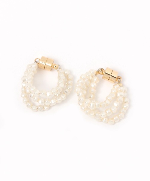 LEPSIM(レプシィム)の「アソートフープマグネットイヤリング 135923(イヤリング・レディース・ホワイト/ゴールド/シルバー/ホワイト系その他・ONE SIZE)」の11枚目の写真