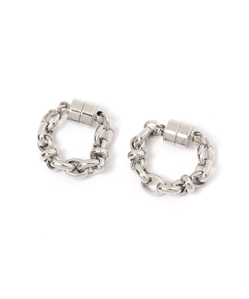 LEPSIM(レプシィム)の「アソートフープマグネットイヤリング 135923(イヤリング・レディース・ホワイト/ゴールド/シルバー/ホワイト系その他・ONE SIZE)」の6枚目の写真