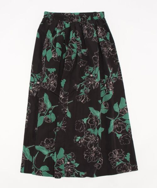PICCIN（ピッチン）の「フラワーフレアスカート（スカート・レディース・ブラック/ネイビー・M）」の19枚目の写真