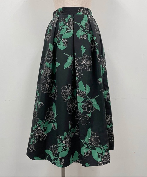 PICCIN（ピッチン）の「フラワーフレアスカート（スカート・レディース・ブラック/ネイビー・M）」の12枚目の写真