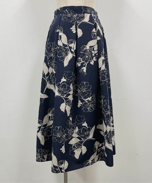 PICCIN（ピッチン）の「フラワーフレアスカート（スカート・レディース・ブラック/ネイビー・M）」の18枚目の写真