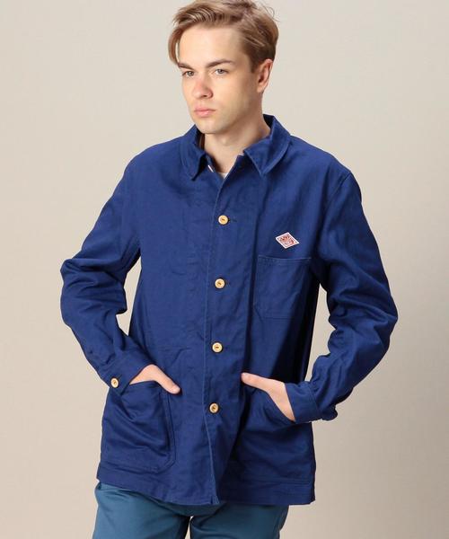 BEAUTY&YOUTH UNITED ARROWS(ビューティーアンドユースユナイテッドアローズ)の「<DANTON> HEAVY TWILL C/ALL/カバーオール◆(カバーオール・メンズ・ホワイト/ロイヤルブルー・38/40/42)」の2枚目の写真